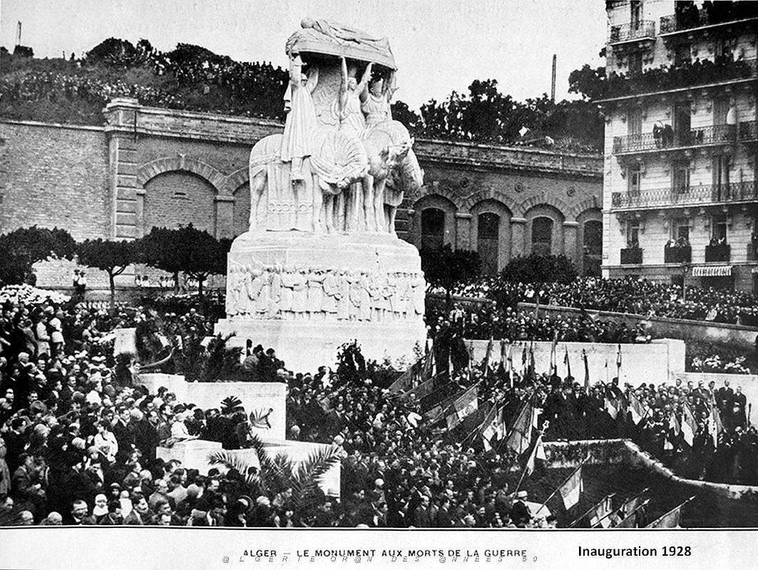 Alger - Inauguration Monument en 1928.jpg